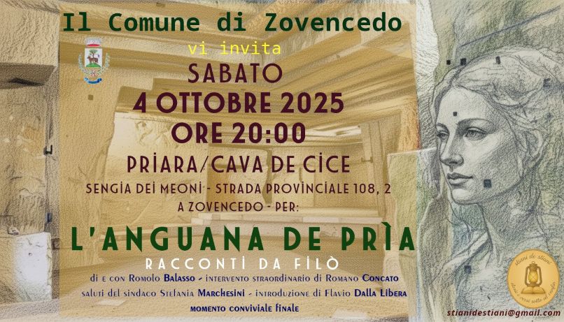 Anguana de prià a Zovencedo – locandina