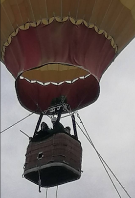 Befana in mongolfiera – mongolfiera